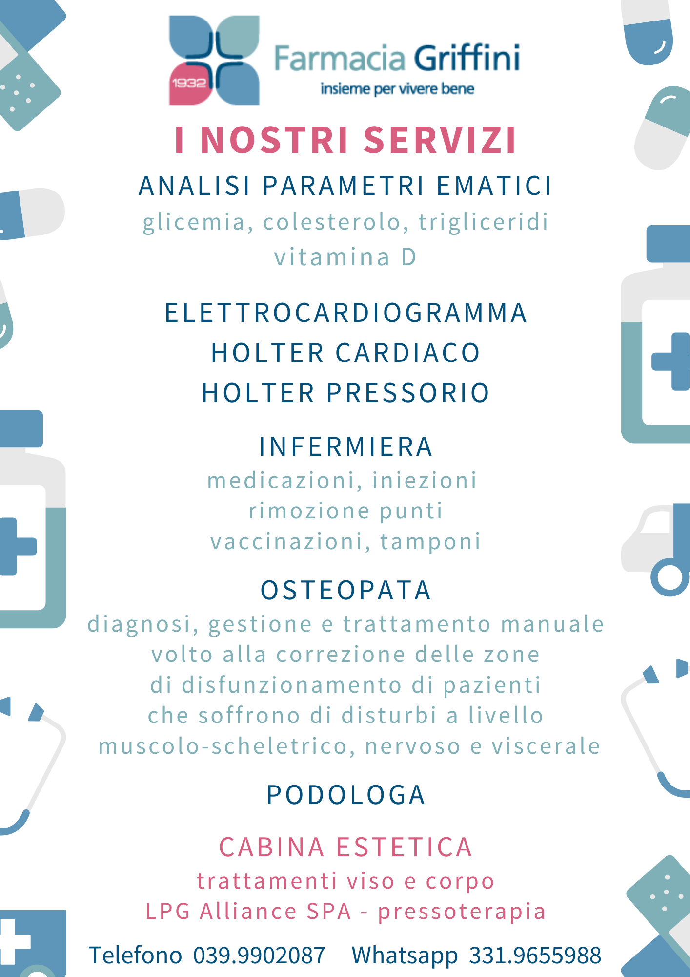 Servizi Farmacia Griffini